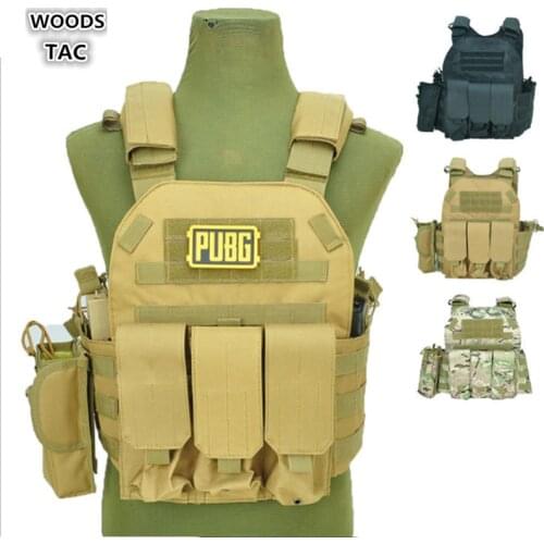 LBT Style Tactical Vest Plate Carrier W 3 pouches Airsoft Military Army Gear Armor Vest Hunting Harness