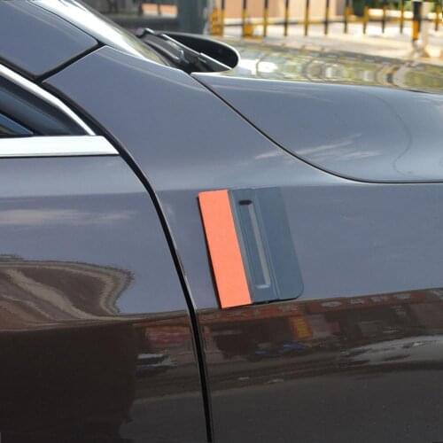 Carbon Fiber Film Magnetic Squeegee Vinyl Car Wrap Window Tint Magnet Scraper with Scratch-free Suede Felt Car Wrapping
