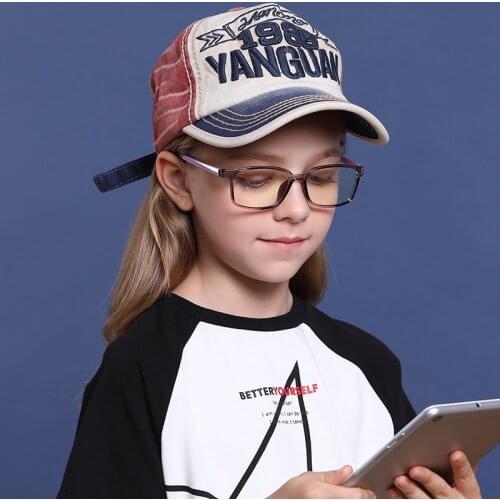 Fashion Children Anti-Blue Light Glasses Silicone Soft Transparent Frames For Boys And Girls Optical Prescription Glasses F1817