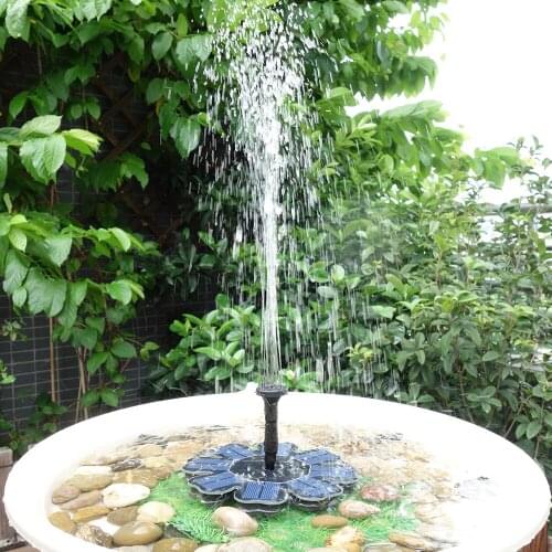 Solar Power Pump Floating Water Fountain Garden Decorative Bird Bath Pond Water Fish Tank Fountains Solar Panel Water Pump Kit