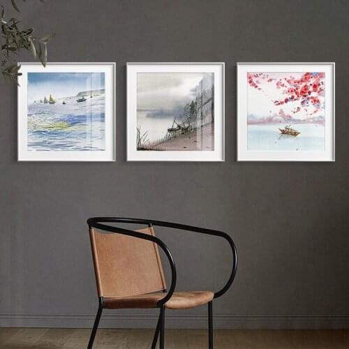 Modern Unique Decor Seasons Landscape Canvas Painting Posters New Fashion Wall Art Pictures For Living Room Bedroom Dining Room