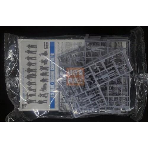 PVC figure Doll model toy 1:48 US pilot ground crew need DIY 36005