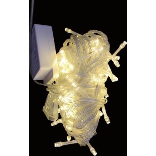 Christmas Light 100 Led Yellow christmas decorations рождественские украшения
