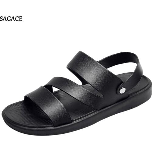 SAGACE Fashion Mens Summer Outdoor Open Toe Breathable Non-Slip Beach Casual Sandals Summer Shoes 2020 Beach Vintage Sandalias