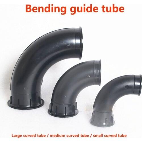 Speaker Guide Tube Connector Bending Tube Small / Medium / Large Environmental Black ABS Material