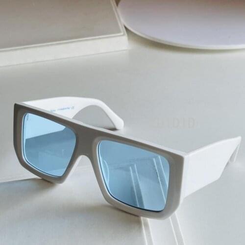 Big Square Transparent Frame Steampunk Sunglasses Acetate Shapes Uv400 Women Men Unisex 2021 Summer Unusual Clear Glass Omri013
