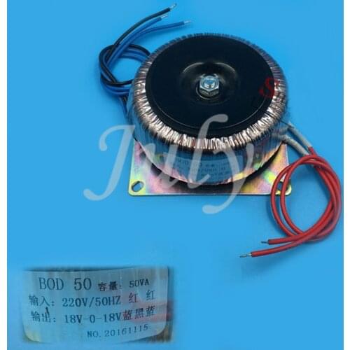 Toroidal transformer BOD50W 220V to dual 18V1.3A toroidal transformer, all copper enameled wire