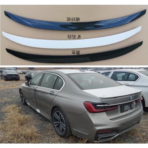 High Quality ABS PAINT CARBON REAR TAIL WING TRUNK LIP SPOILER FOR BMW G11 G12 7 Series 740i 750i 2016 2017 2018 2019 2020