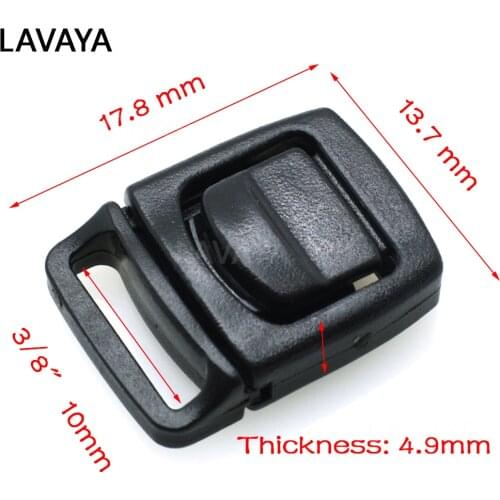 1pcs 3/8"Plastic Buckles For Lanyard Worker Tag ID Card Holder Lanyard Accessories Webbing 10mm