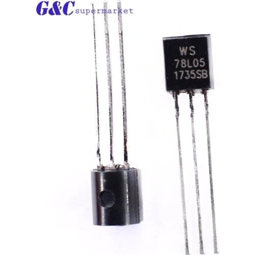 100pcs WS78L05 78L05 TO-92 The new quality is very good work 100% of the IC chip diy electronics