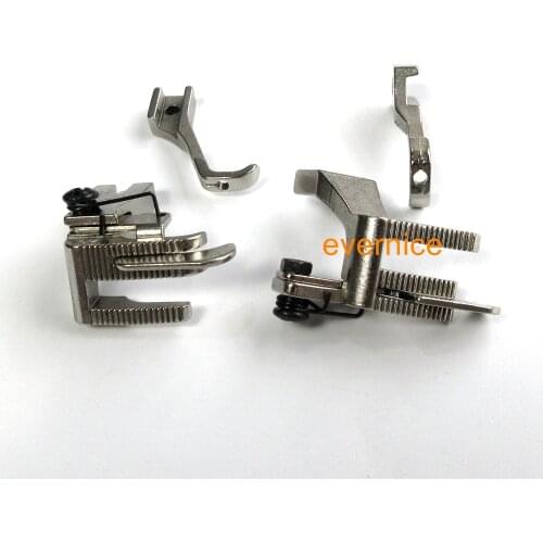 2 Set Left+Right Guide Topstitch Walking Foot For Yamata Fy-5318 Highlead Gc0318