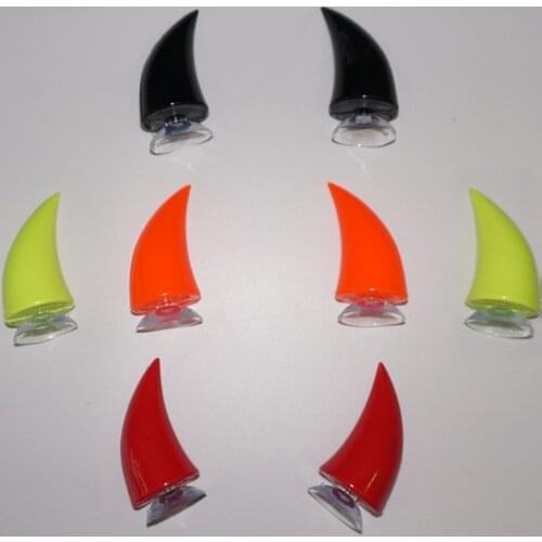 Motorcycle Helmet Accessories Devils Horn Motorbike Helmets Stickers Decoration For Full Face Helmet Motocross Accessory