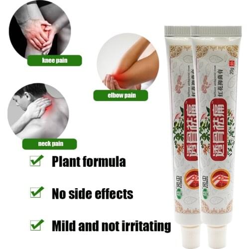 1PCSPain Cream Arthritis Joint Ache Back Pain Relieve Sticker Herbs Medical Plaster Health Care Safflower Antibacterial Ointment