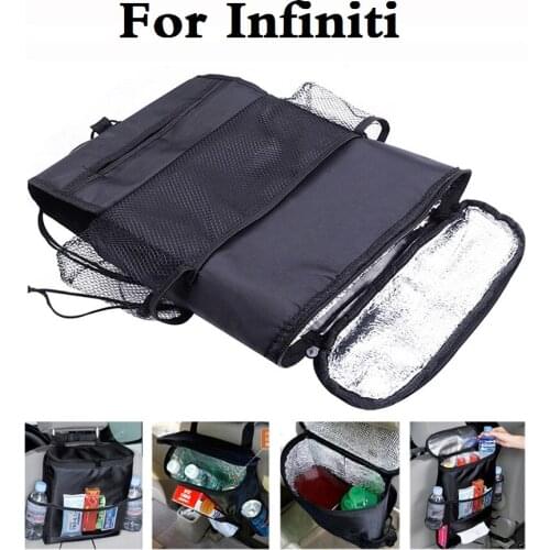 Auto Care Cooler Multi Pocket Bag Back Seat Car Styling For Infiniti EX FX G JX M Q Q30 Q40 Q50 Q60 Q70 QX QX50 QX60 QX70 QX80