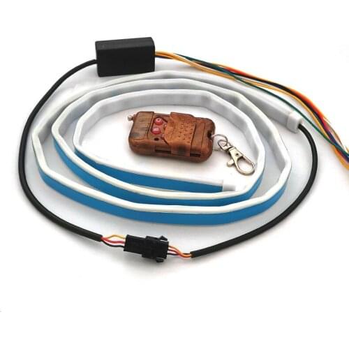 Automobile Led Trunk Lamp Streamer Lamp Trunk Decoration Lamp LED Streamer Racing Lamp Colorful Lamp Strip Remote Control