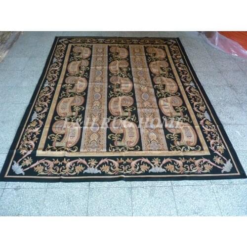 Free shipping 8'x10' French Aubusson weave rugs handmade aubusson carpets for home decoration very high grade quality