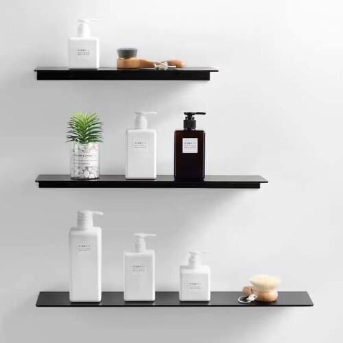 Free Punch Home Closet Organizer Storage Shelf Wall Shelf Kitchen Toilet Bathroom Multifunction Rack Accessories Container