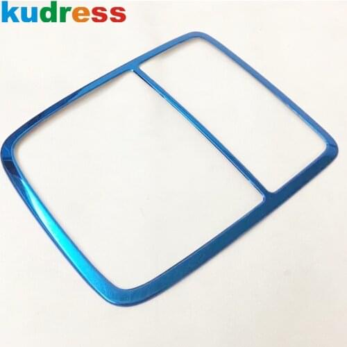 For MG Zs SUV 2017 2018 Stainless Steel Roof Front Reading Light Lamp Panel Cover Trim Frame Sticker Car Interior Accessories