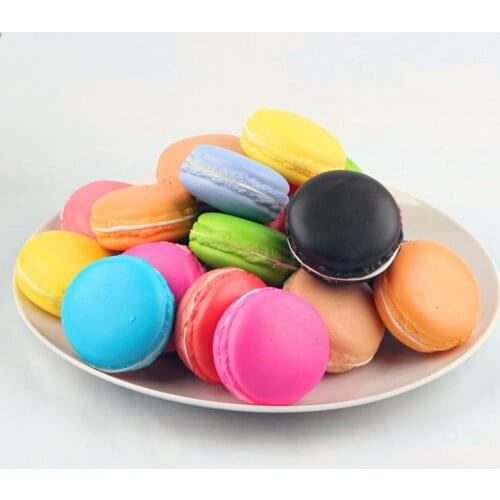 Simulation Macaron Food Squishy Super Slow Rising Kid Toy Decompression Toys