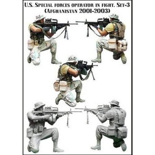 Scale Models 1/35 Modern US Special Forces Figure Resin Model Kit Free Shipping