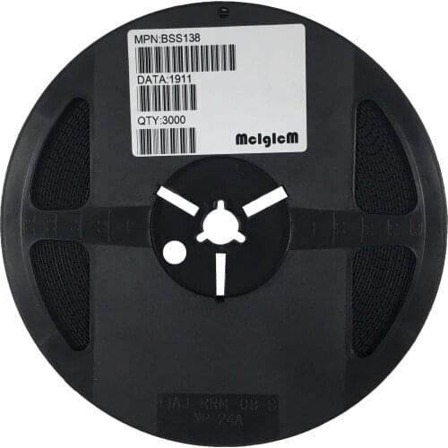 MCIGICM bss138,3000pcs N-Channel 50V 220mA (Ta) 360mW (Ta) Surface Mount SOT-23-3 SMD mosfet transistor SOT-23 BSS138