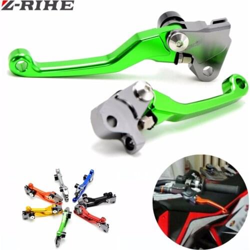 Motocross dirt bike CNC Pivot Brake Clutch Levers For KAWASAKI KX65 2000-2016 KX80 85 125 250 250F 450F KLX450R KLX150S KLX250