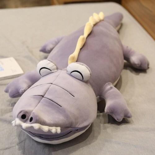 New Soft Stuffed Plush Animals Dinosaur cosplay Crocodile toy Sleeping Pillow