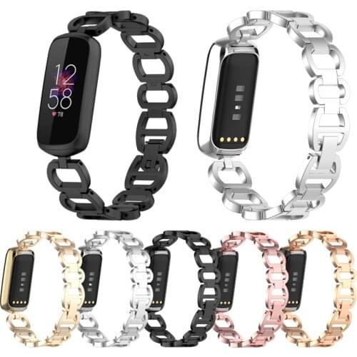 New Wrist Strap For Fitbit Luxe Bracelet Band Stainless Steel Band For Fitbit luxe Special Edition Women Jewelry Belt Correa