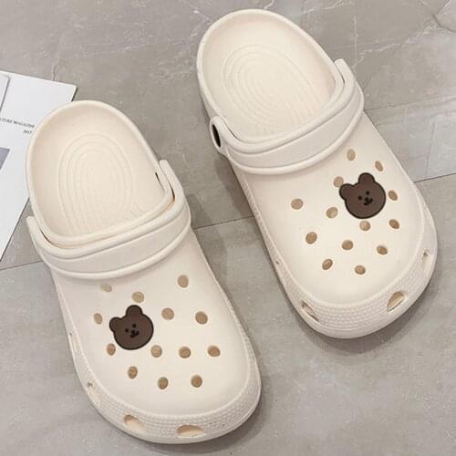 Hole Shoes Female Non-slip Cute Girl Beach Sandals Slippers Female Summer Wear South Korea Beach Shoes Woman Sandals
