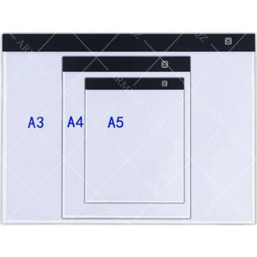 Three-level dimmable A3 A4 / A5 LED light pad tablet eye mask is easier to use for diamond painting embroidery accessories, anim