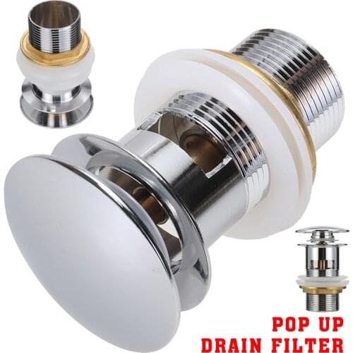 Universal Valve Basin Waste Faucet Vessel Washbasin Vanity Stopper Bounce Drain Filter Sink Bathtub Accessories