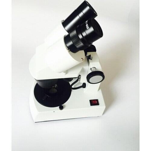 Jewelry Tools 10-30X or 20-40X Gem Microscope Diamond Microscope with Ultra bright LED light source