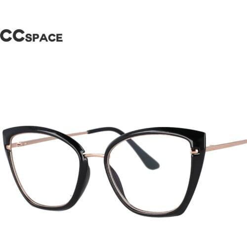 53012 Anti Blue Light Cat Eye Glasses Frames Women TR90 Fashion Computer Eyeglasses