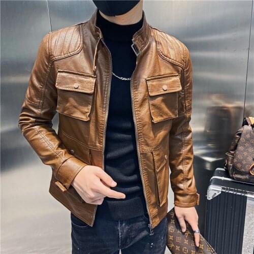 Мужские байкерские куртки ZJYJFC China At AliExpress