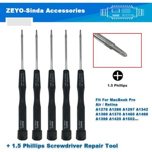 1PC 1.5 Phillips Screwdriver Repair Tool For Macbook Pro Air Retina Professional Maintenance Tools