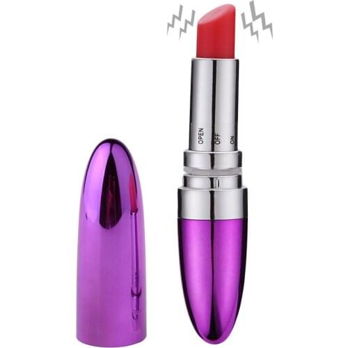 1PC Waterproof Lip Stick Bullet Vibrator Female Personal Travel Mini Massager Lipstick Vibe Sex Toy for Women