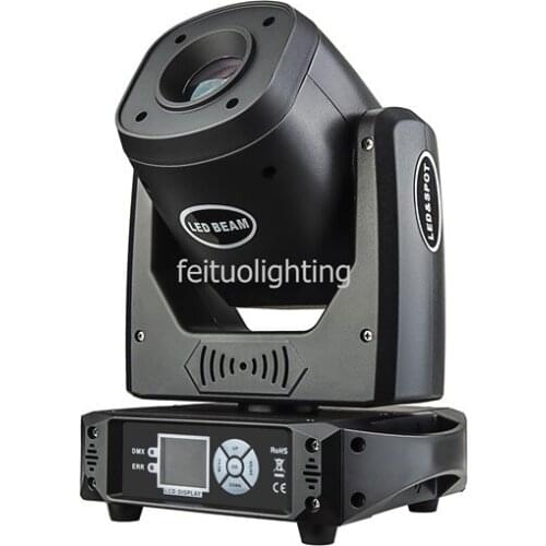 2019 New Dmx Lyre Beam 120w Led Moving Head Spot Light 3 Facet Prism 14 Channels Rainbow Effect Led Moving Head Gobo Stage Light