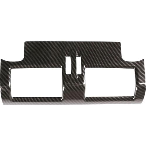 Car ABS Carbon Fiber Rear Air Condition Cover Outlet Decoration Trim for Land Rover Defender 110 2020