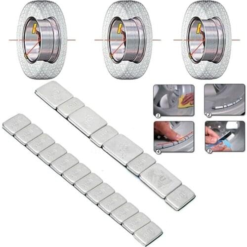 Chooseable 2 Type Tire Wheel Balancing Weights Stick On 0.25 OZ 5.9'' 60g Motorcycle Car Truck