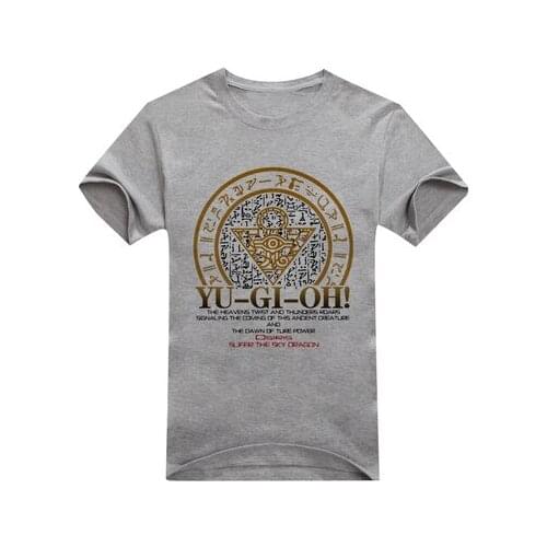 Yu Gi Oh T-shirt Anime Yu-Gi-Oh! Short Sleeve T Shirt Casual Men Women Cotton Tops Tees