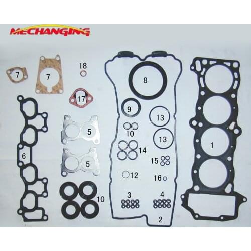 GA16DE For NISSAN SUNNY/NX COUPE B13 16V Engine Parts Overhaul Package Full Set Engine Rebuilding Kits Engine Gasket 10101-57Y26