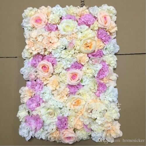 Flower wall Silk rose tracery wall encryption floral background artificial flowers creative wedding stage free shipping