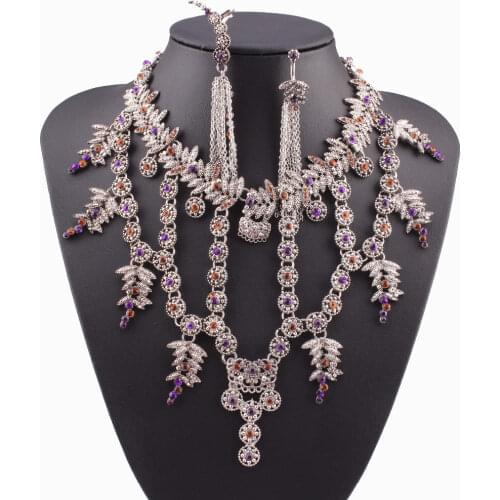 2021 Fashion Brand Design Crystal Necklaces & Pendants Luxury Style Choker Maxi Statement Elegant Women Jewelry