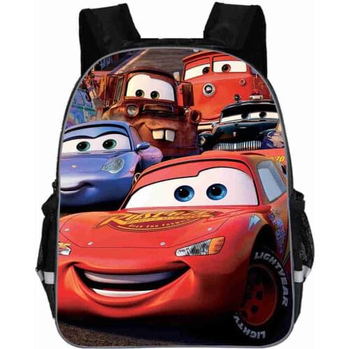 2021 New Hot 95 Cars Schoolbag Cool 3D Printing Small Backpack Kindergarten Baby Boys School Bags Kids Bookbag