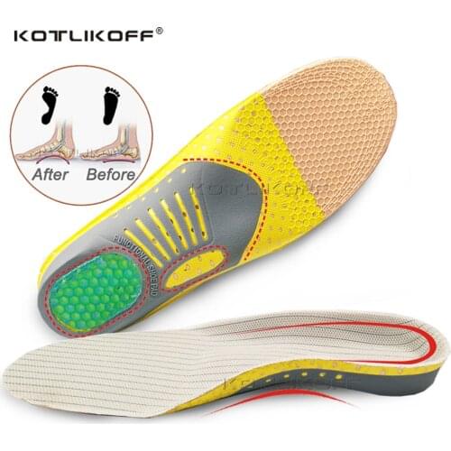 Orthopedic Insoles For Shoes Insert Arch Support Pad Orthotics Flat Foot Health Sole Pad For Plantar Fasciitis Feet Care Insoles