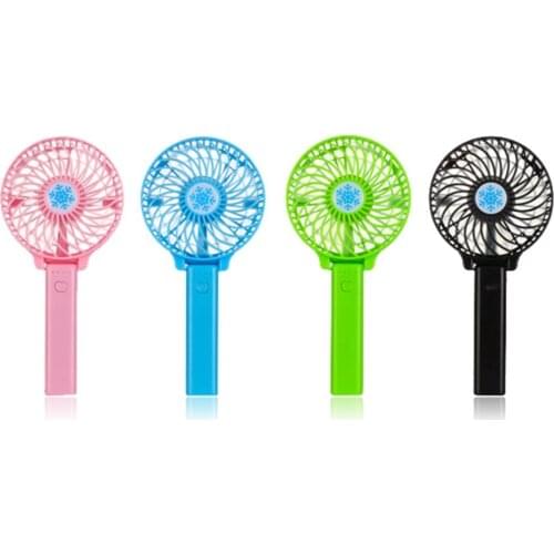 Portable Hand Fan USB Rechargeable Foldable Handheld Mini Fan Cooler 3 Speed Adjustable Cooling Fan for Outdoor Travel