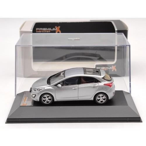 Premium X 1:43 For H~ndai i30 2012 Silver PRD268 Diecast Models Edition Collection Auto Toys Gift