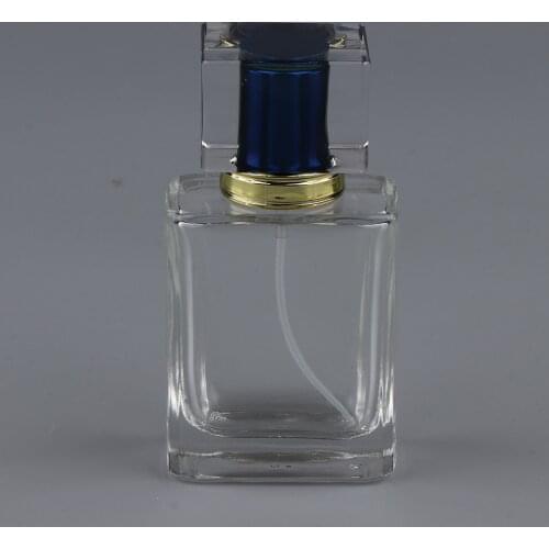 Clear Refillable Perfume Bottles Glass Empty Spray Bottle 50ML