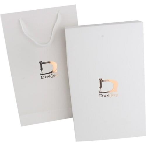 Blank/customized logo underwear bra packaging paper bag and box with handle packing sets,wedding party gift favor bags and boxes