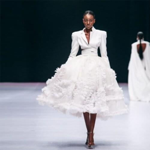 Extra Puffy Tulle White Skirt Ball Gown Ankle Length Tutu Skirt for Women Zipper Waistline Special Occasion Formal Skirt Custom